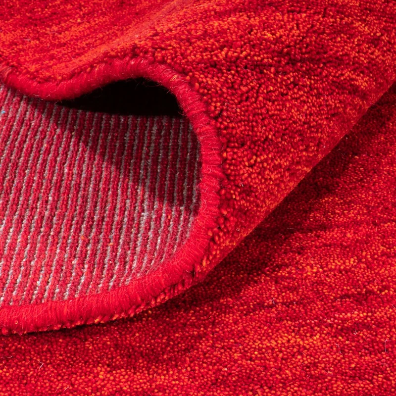 Gabbeh Teppich - Softy quadratisch - 200 x 200 cm - rot