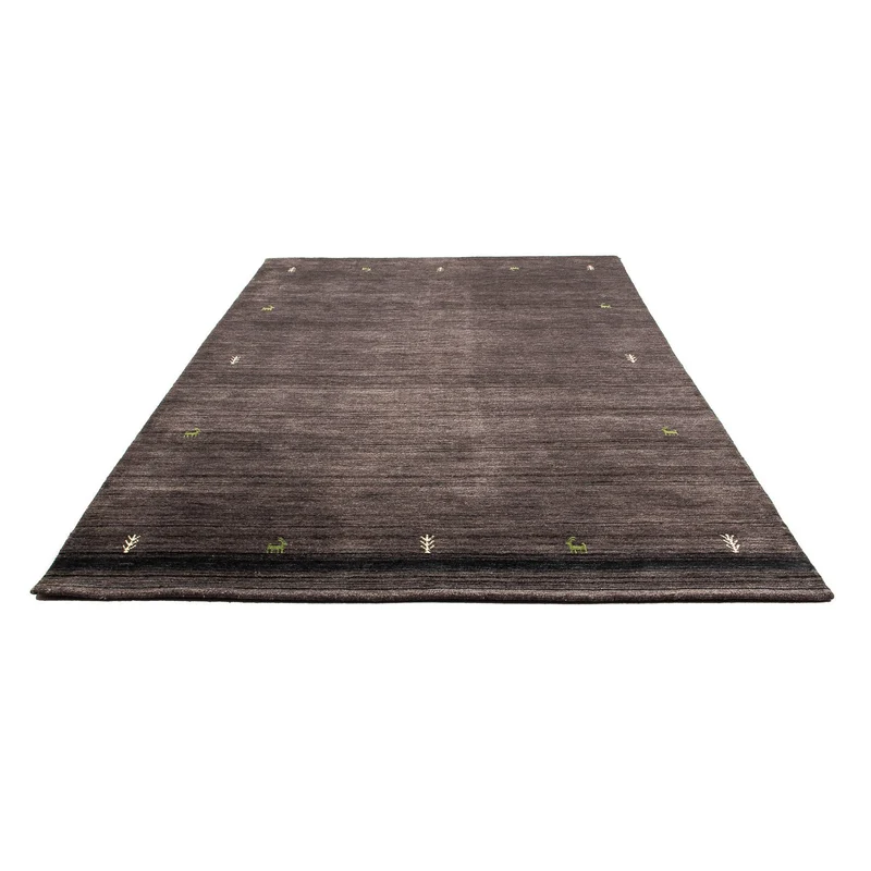Gabbeh Teppich - Indus 203 x 295 cm - dunkelbraun