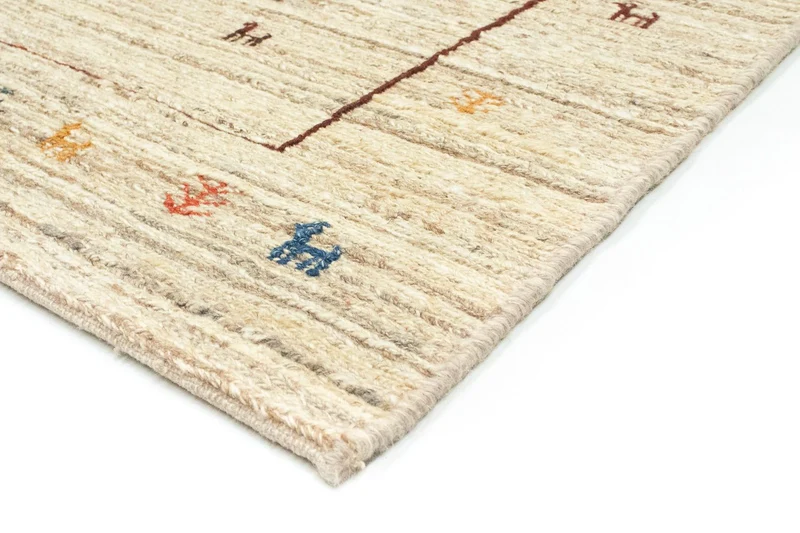 Gabbeh Teppich - Perser 121 x 174 cm - beige