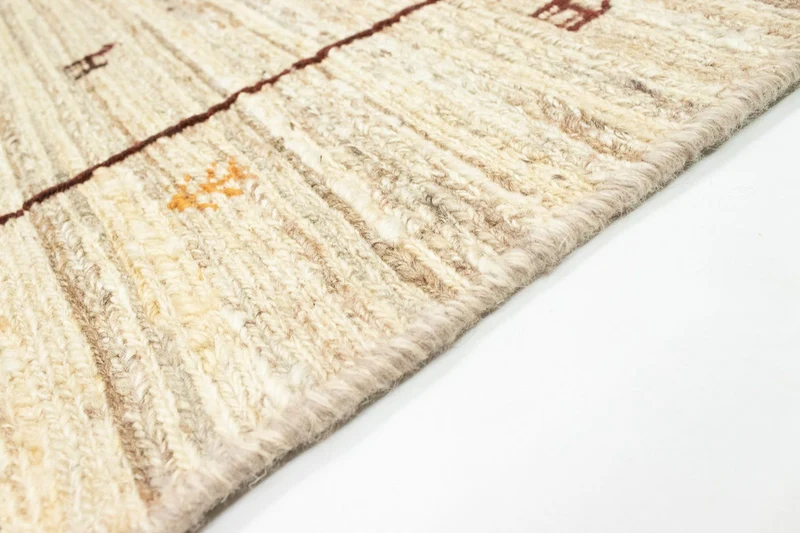 Gabbeh Teppich - Perser 121 x 174 cm - beige