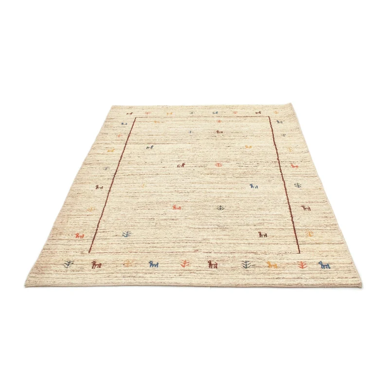 Gabbeh Teppich - Perser 121 x 174 cm - beige