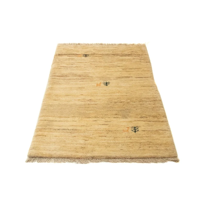 Gabbeh Teppich - Perser 80 x 128 cm - hellbraun
