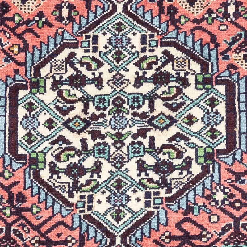 Perserteppich - Nomadic 85 x 118 cm - hellrot