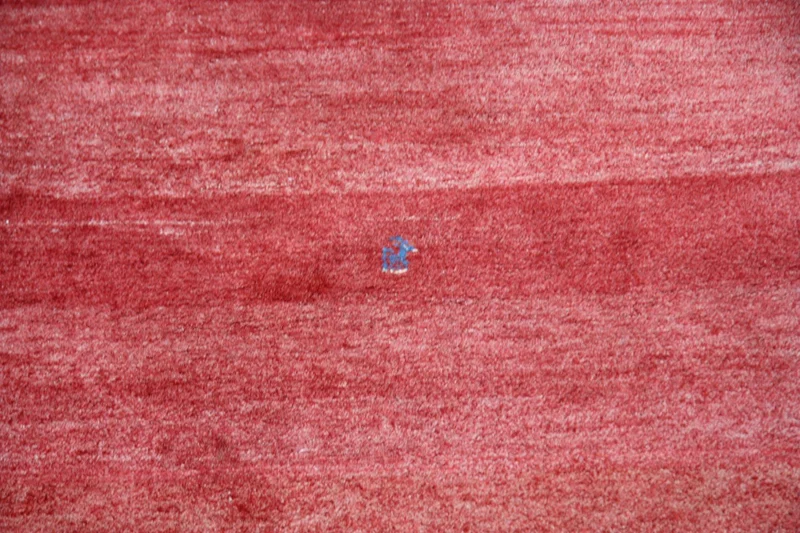 Gabbeh Teppich - Perser 111 x 111 cm - rot