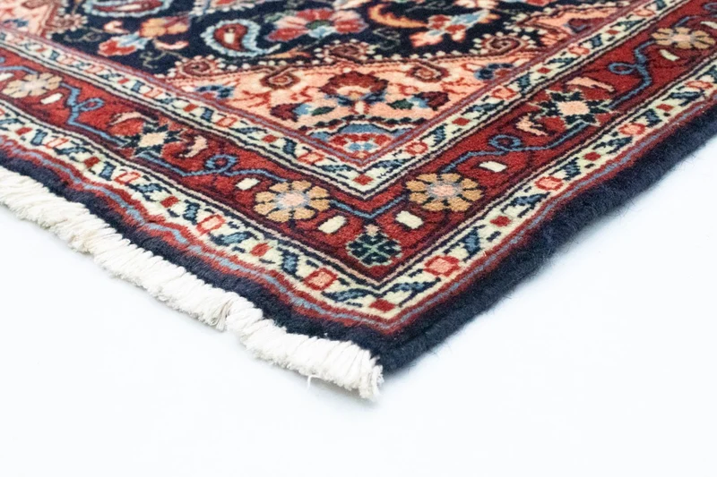 Perserteppich - Bidjar 73 x 90 cm - blau