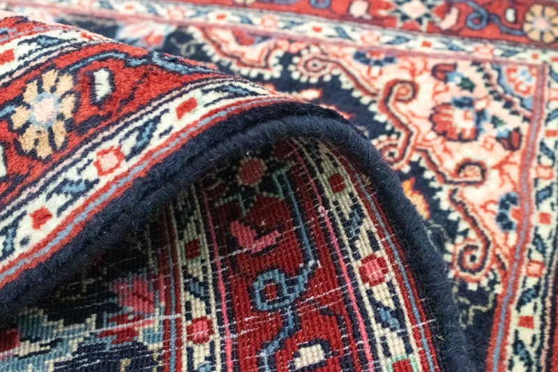 Perserteppich - Bidjar 73 x 90 cm - blau