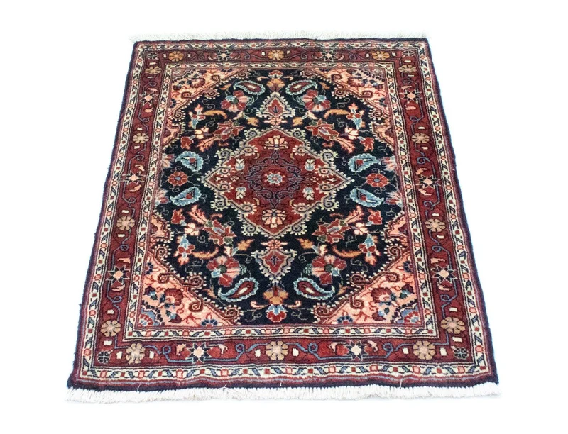 Perserteppich - Bidjar 73 x 90 cm - blau