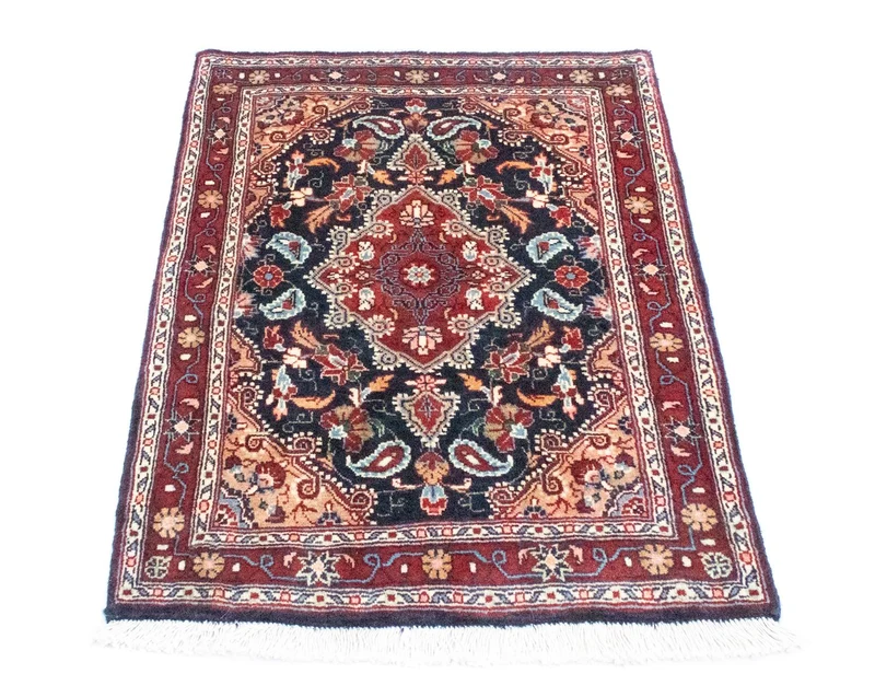 Perserteppich - Bidjar 70 x 90 cm - blau