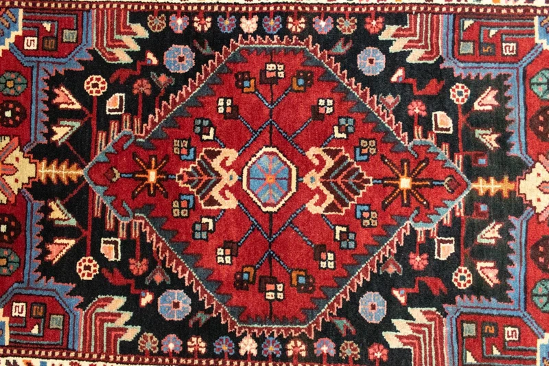 Perserteppich - Nomadic 75 x 125 cm - blau