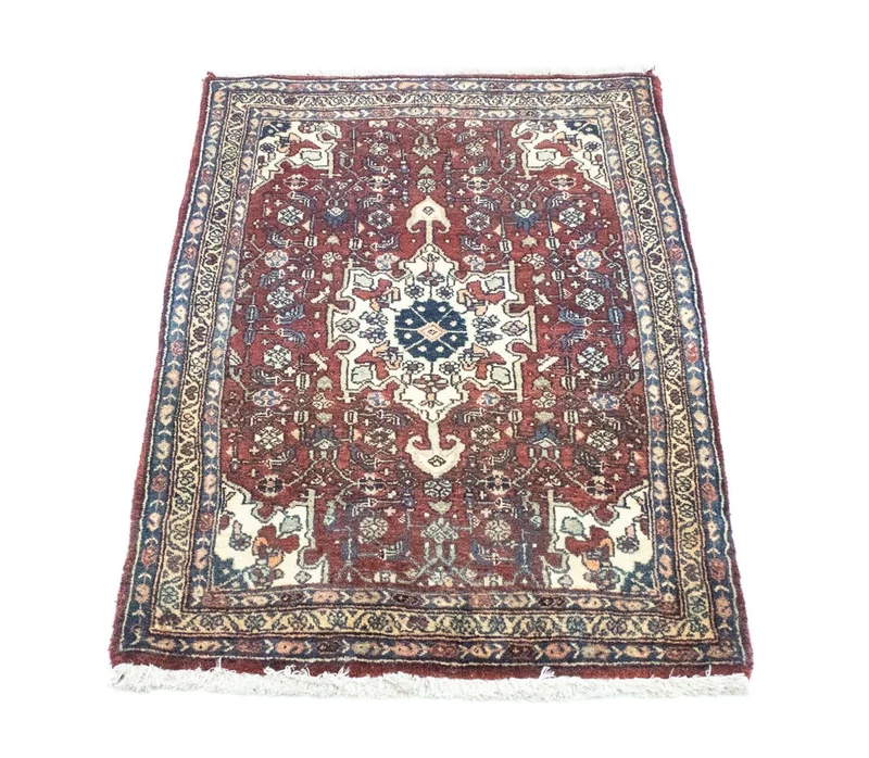 Perserteppich - Bidjar 68 x 101 cm - rot