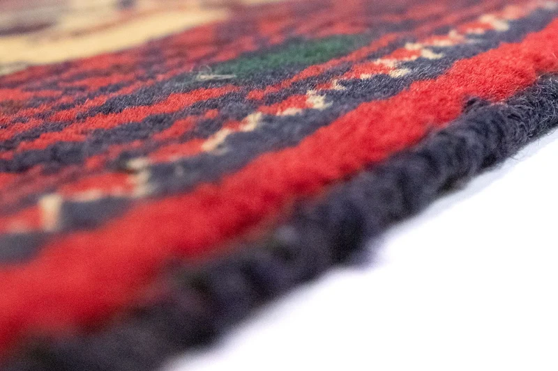Afghan Teppich 105 x 143 cm - rot