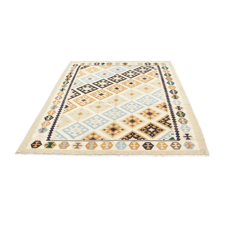 Kelim Teppich - Oriental 158 x 195 cm - beige