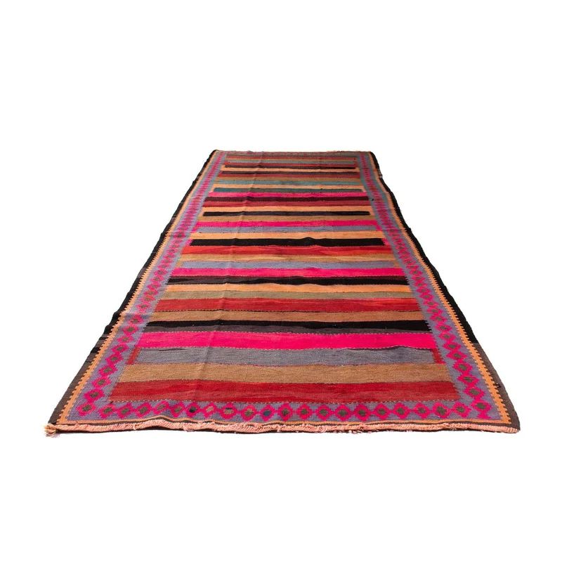 Kelim Teppich - Old 140 x 340 cm - mehrfarbig