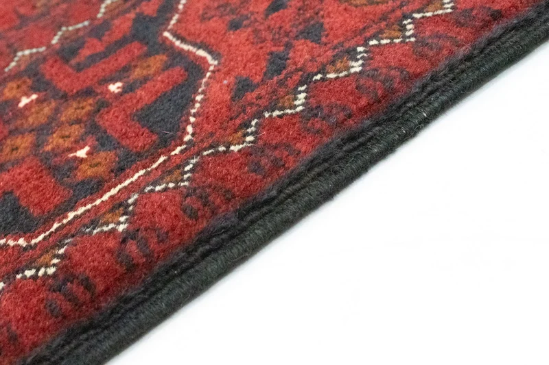 Afghan Teppich - Kunduz 78 x 302 cm - rot