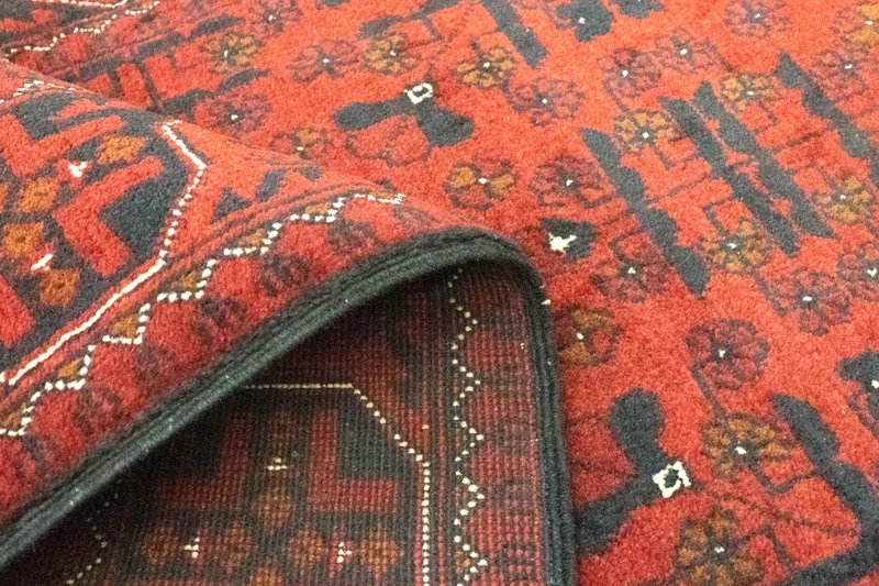 Afghan Teppich - Kunduz 78 x 302 cm - rot