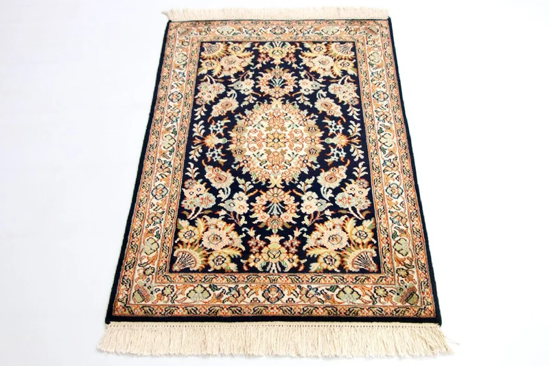 Seidenteppich - Kaschmir Seide 63 x 98 cm Fußmatte