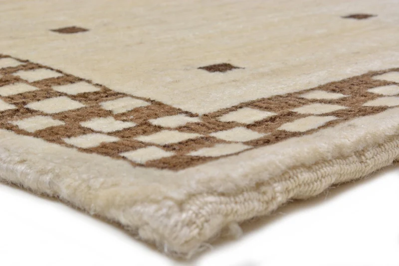 Gabbeh Teppich - Loribaft Perser 71 x 108 cm - sand
