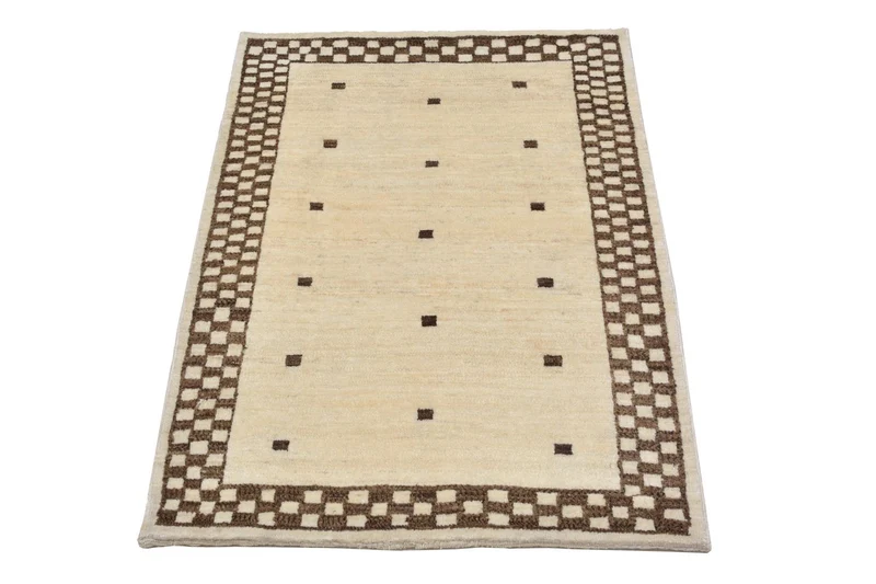 Gabbeh Teppich - Loribaft Perser 71 x 108 cm - sand