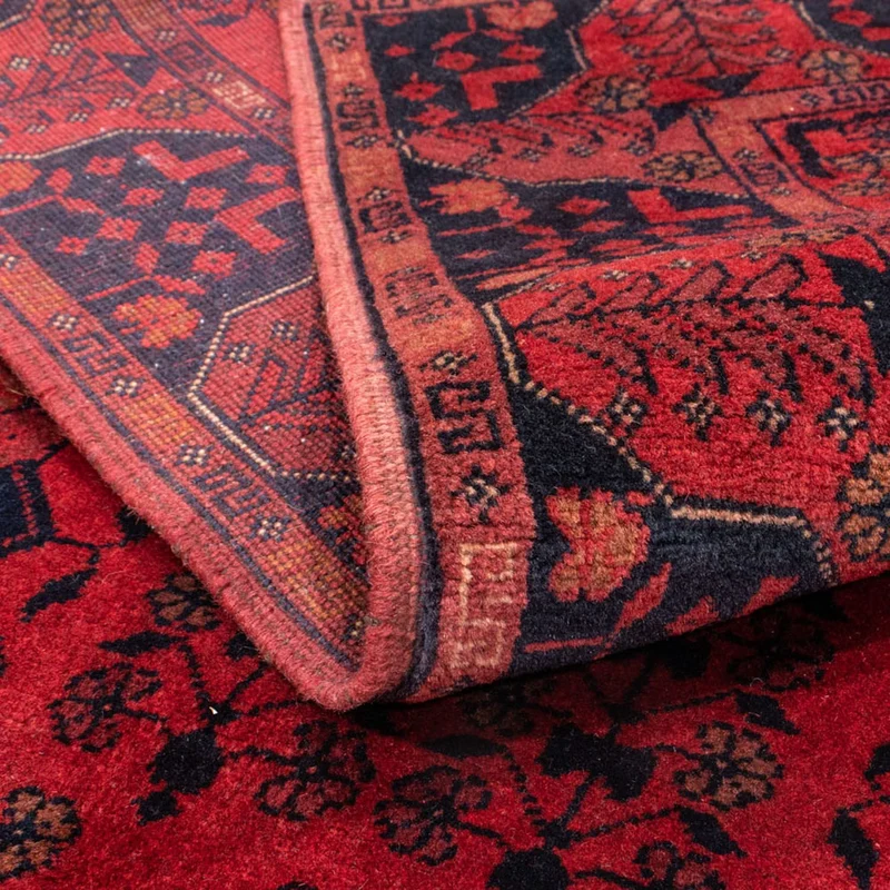 Afghan Teppich - Kunduz 130 x 200 cm - rot