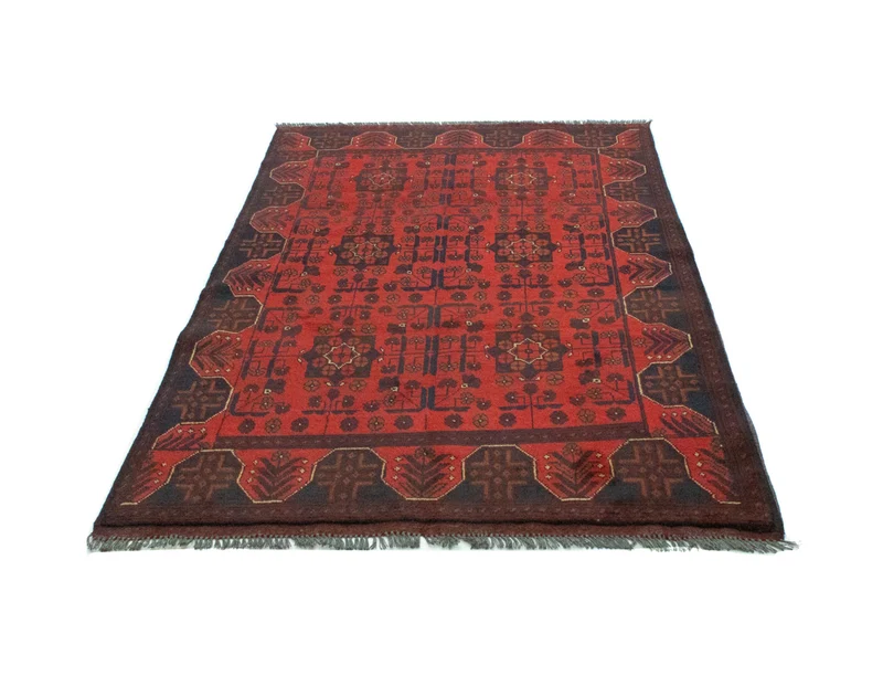 Afghan Teppich - Kunduz 121 x 191 cm - dunkelblau