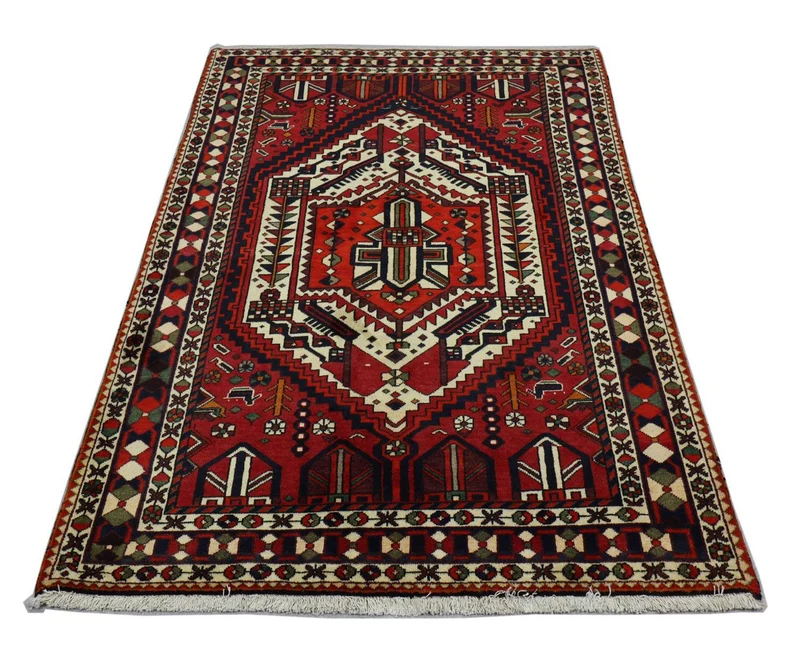 Perserteppich - Nomadic 149 x 210 cm - rot