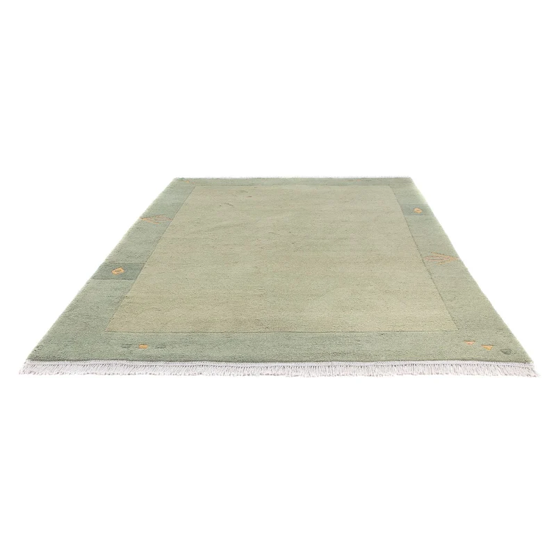 Nepal Teppich - 170 x 240 cm - olivgrün