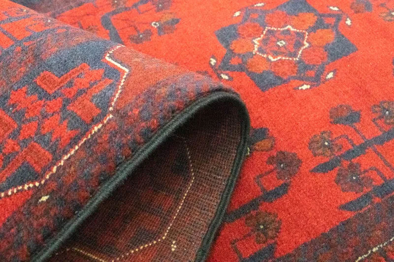 Afghan Teppich - Kunduz 77 x 289 cm - rot