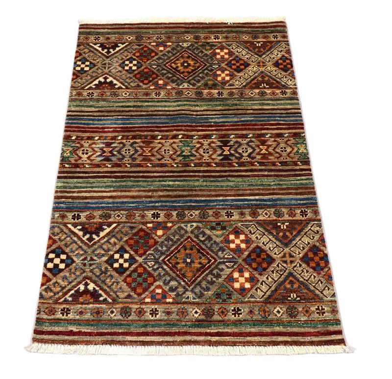 Ziegler Teppich 82 x 126 cm - dunkelrot