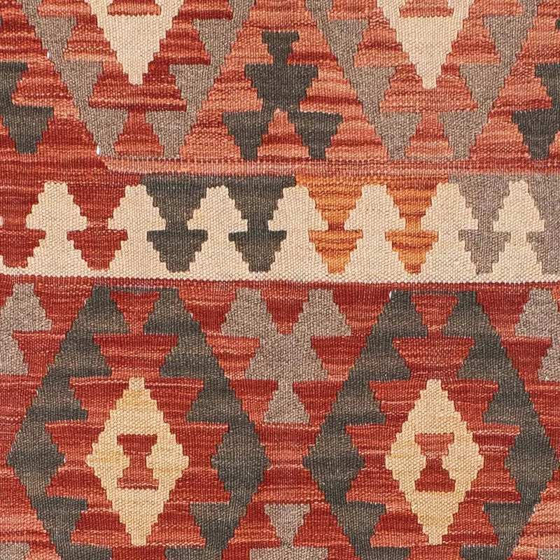Kelim Teppich - Oriental 147 x 194 cm - hellrot