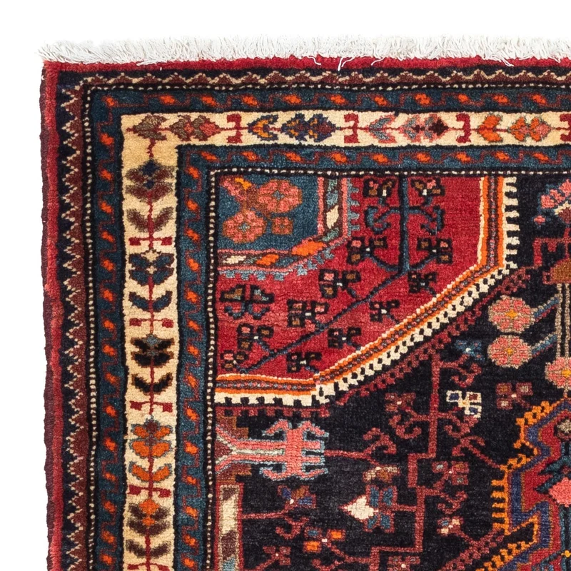 Perserteppich - Nomadic 90 x 127 cm - dunkelrot