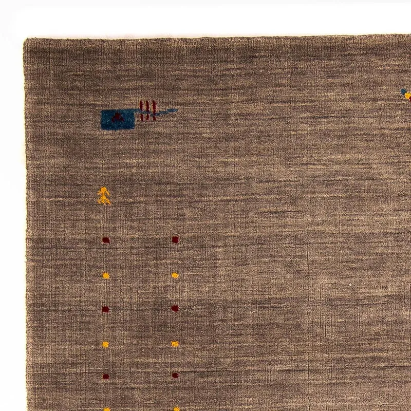 Gabbeh Teppich - Loribaft Indus 144 x 201 cm - braun