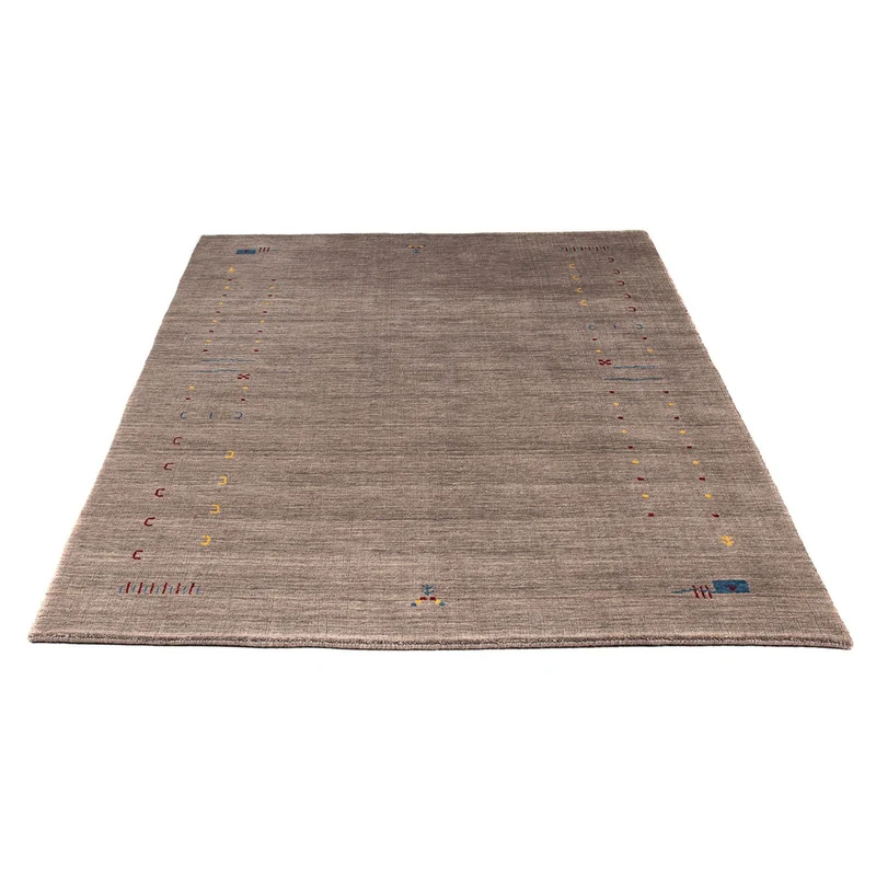 Gabbeh Teppich - Loribaft Indus 144 x 201 cm - braun
