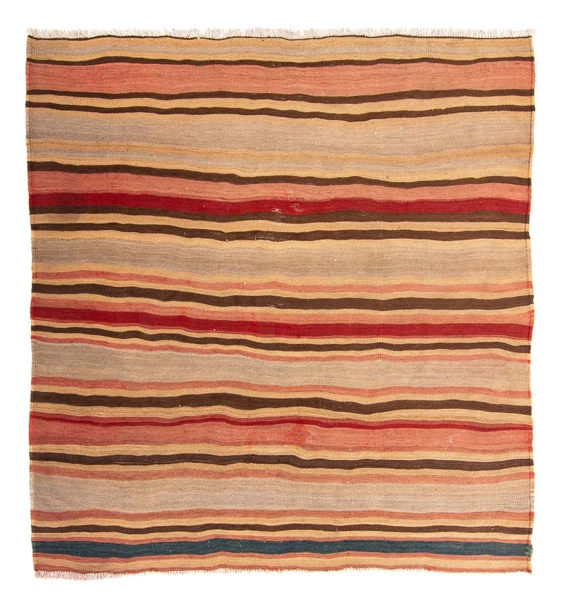Kelim Teppich - Old 160 x 160 cm - mehrfarbig
