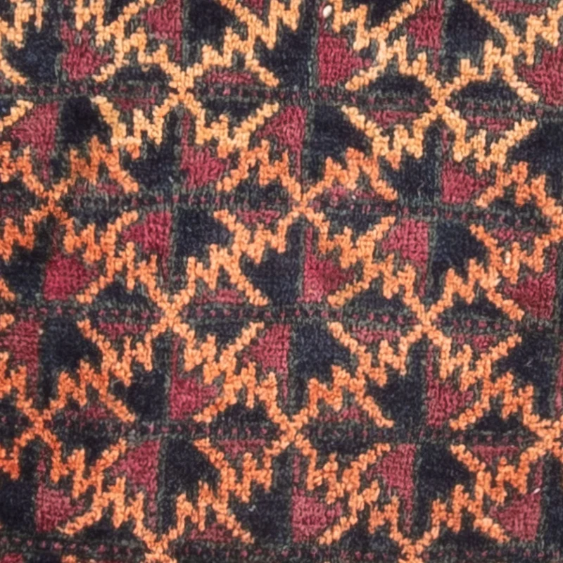Belutsch Teppich rechteckig - 60 x 70 cm - mehrfarbig