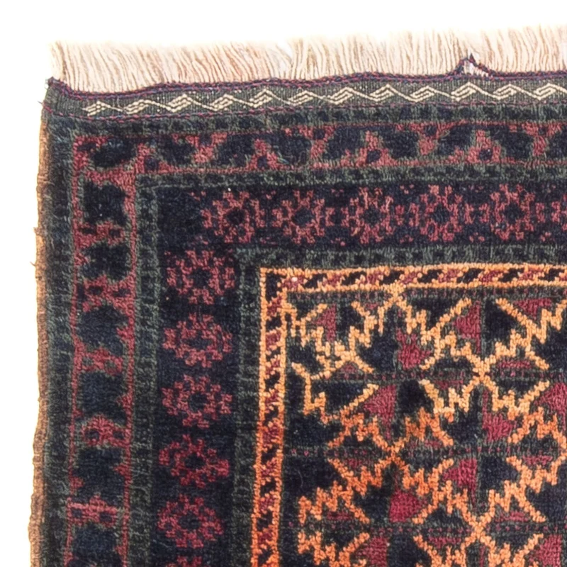 Belutsch Teppich rechteckig - 60 x 70 cm - mehrfarbig