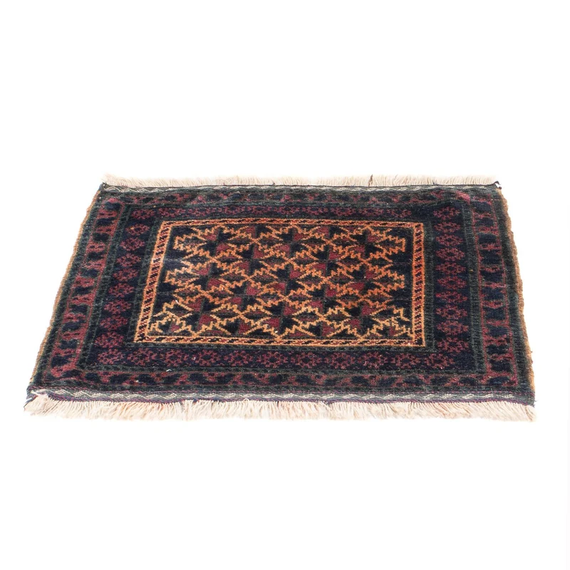 Belutsch Teppich rechteckig - 60 x 70 cm - mehrfarbig