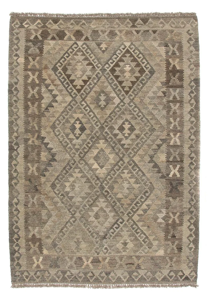 Kelim Maimene Teppich 129x183cm - mehrfarbig