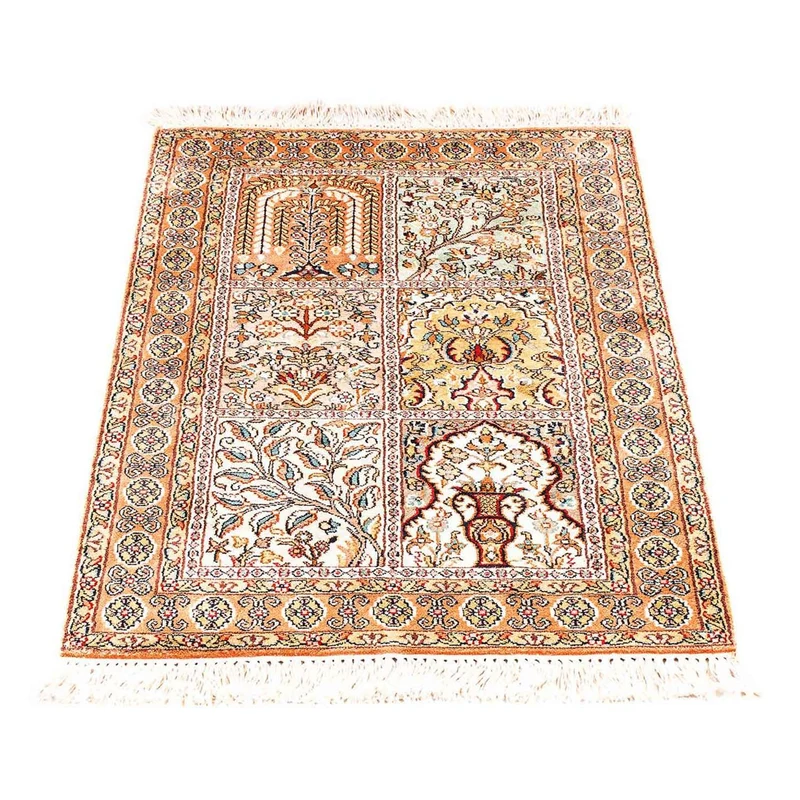 Seidenteppich - Kaschmir Seide 60 x 98 cm Fußmatte