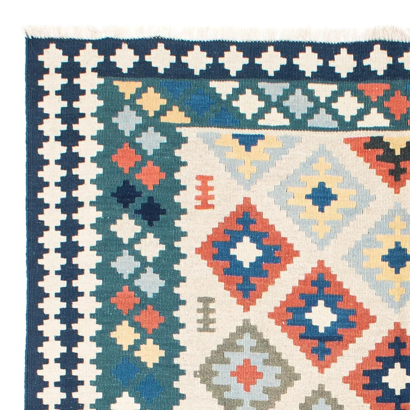 Kelim Teppich - Oriental 155 x 196 cm - beige