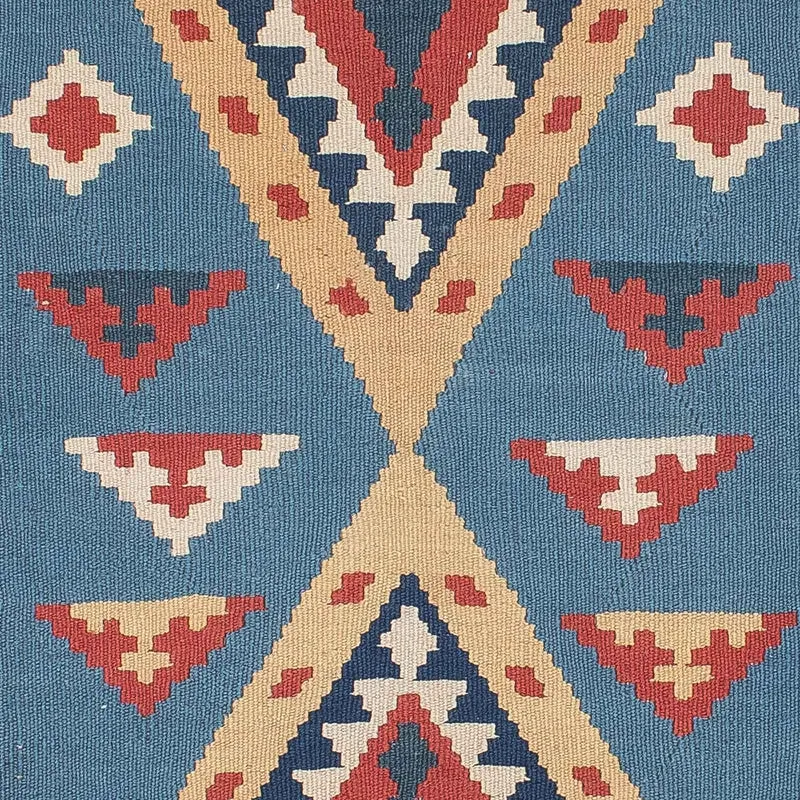Kelim Teppich - Oriental 121 x 183 cm - blau