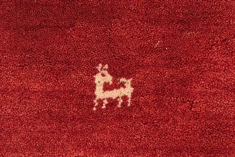 Gabbeh Teppich - Perser 79 x 144 cm - rot