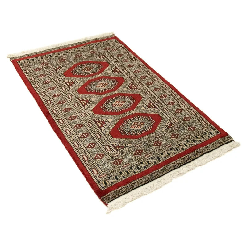 Afghan Teppich - Buchara 79 x 124 cm - rot
