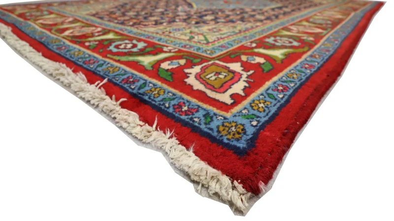 Perserteppich - Nomadic 137 x 203 cm - dunkelblau