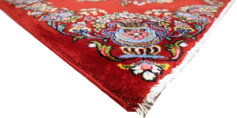 Perserteppich - Ghom 70 x 98 cm - rot