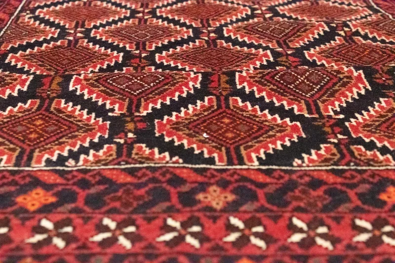 Belutsch Teppich 102 x 185 cm - rot