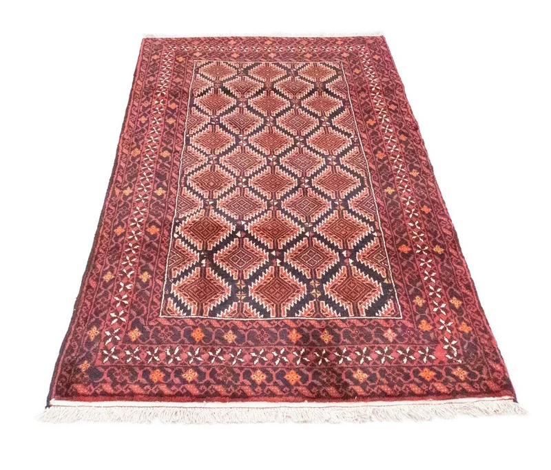 Belutsch Teppich 102 x 185 cm - rot