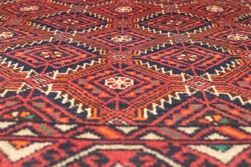 Belutsch Teppich 95 x 187 cm - rot