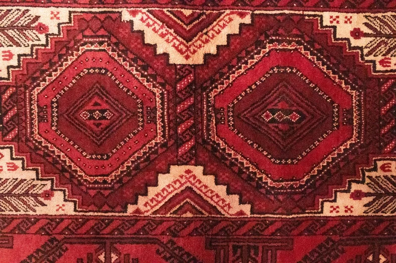 Belutsch Teppich 103 x 178 cm - rot