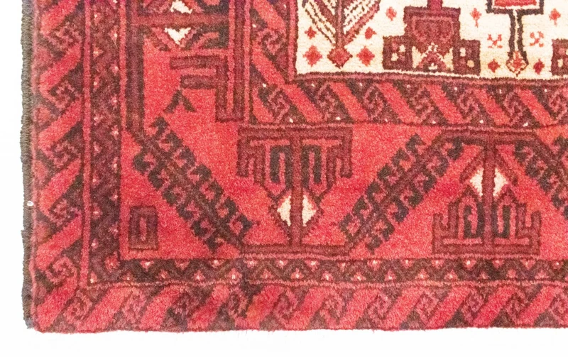Belutsch Teppich 103 x 178 cm - rot