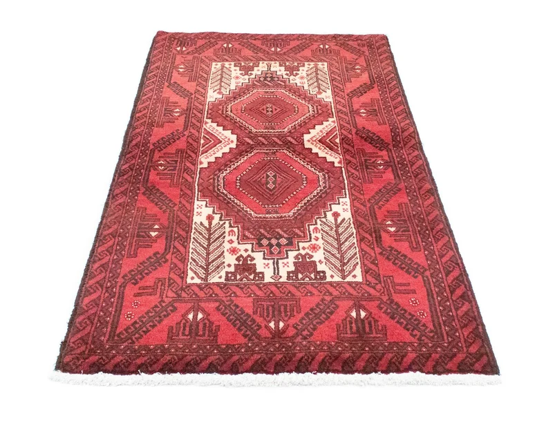 Belutsch Teppich 103 x 178 cm - rot